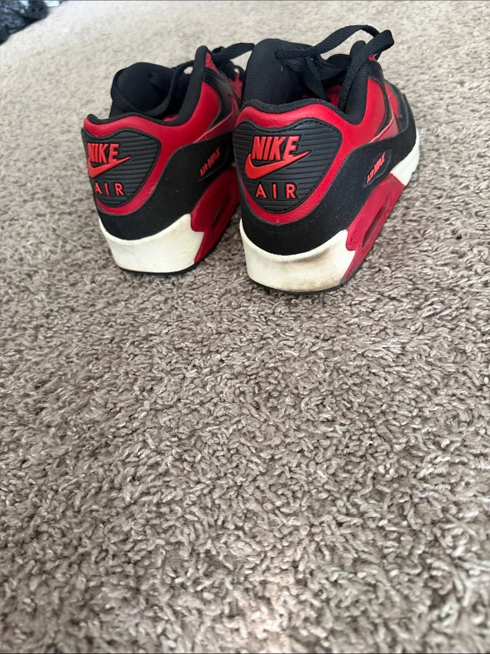 Nike Kids Air Max Sneakers - Red & Black